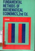 Fundamental Methods of Mathematical Economics, 2nd ed.