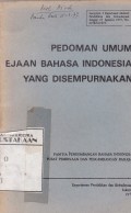 Pedoman Umum Ejaan Bahasa Indonesia yang Disempurnakan
