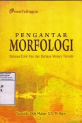 Pengantar Morfologi : Bahasa Etnik Kao dan Bahasa Melayu Ternate