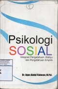Psikologi Sosial : Integrasi Pengetahuan, Pengetahuan Wahyu dan Pengetahuan Empirik