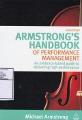 Armstrong's Handbook of Performance Management : An Evidence-Based Guide to Delivering High Performance