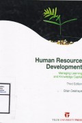 Human Resource Development : Managing Learning and Knowledge Capital