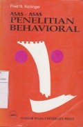 Asas-asas Penelitian Behavioral Edisi Ketiga
