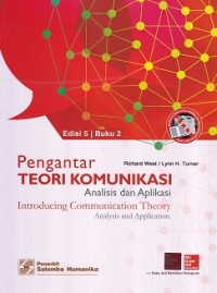 Image of Pengantar Teori Komunikasi: Analisis dan Aplikasi Ed.5 Buku 2